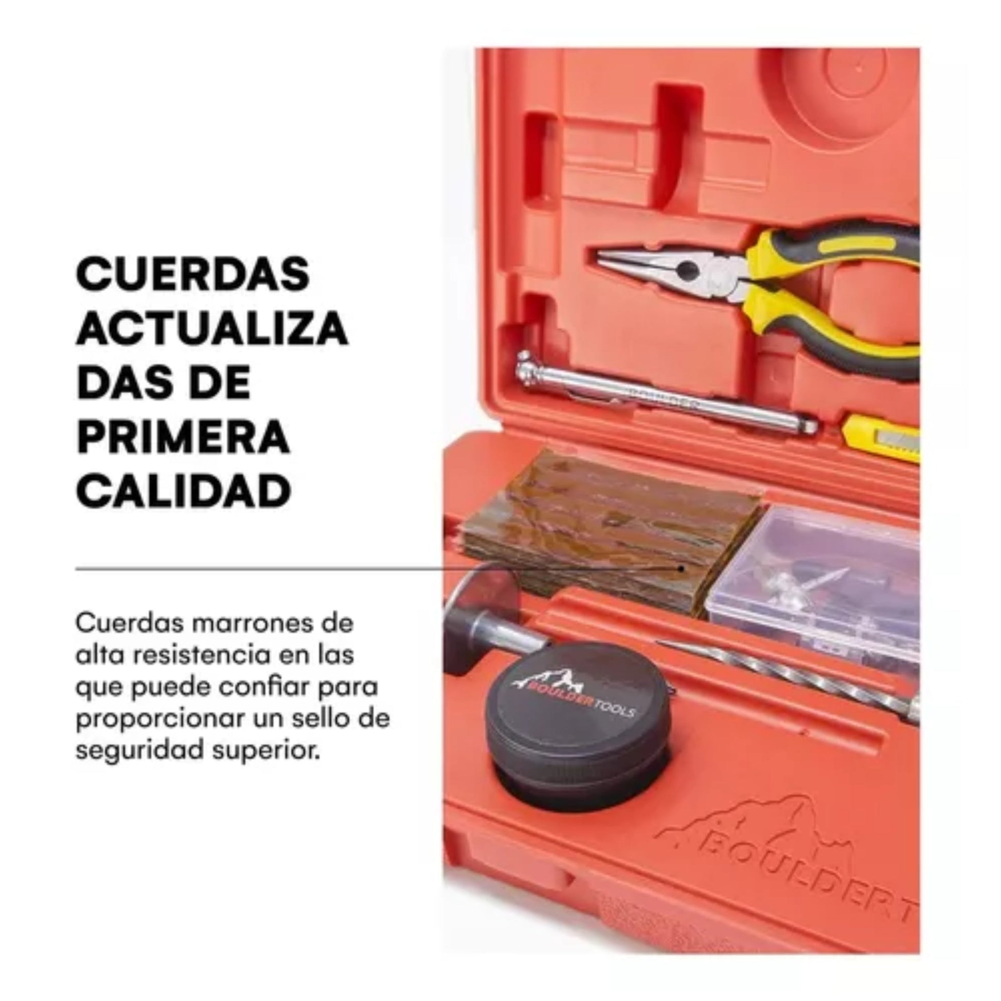Kit Herramientas Reparación Mantenimiento Llantas 56 Piezas - Herramientas - Roadmaster | HS - HMKRL56PCZ