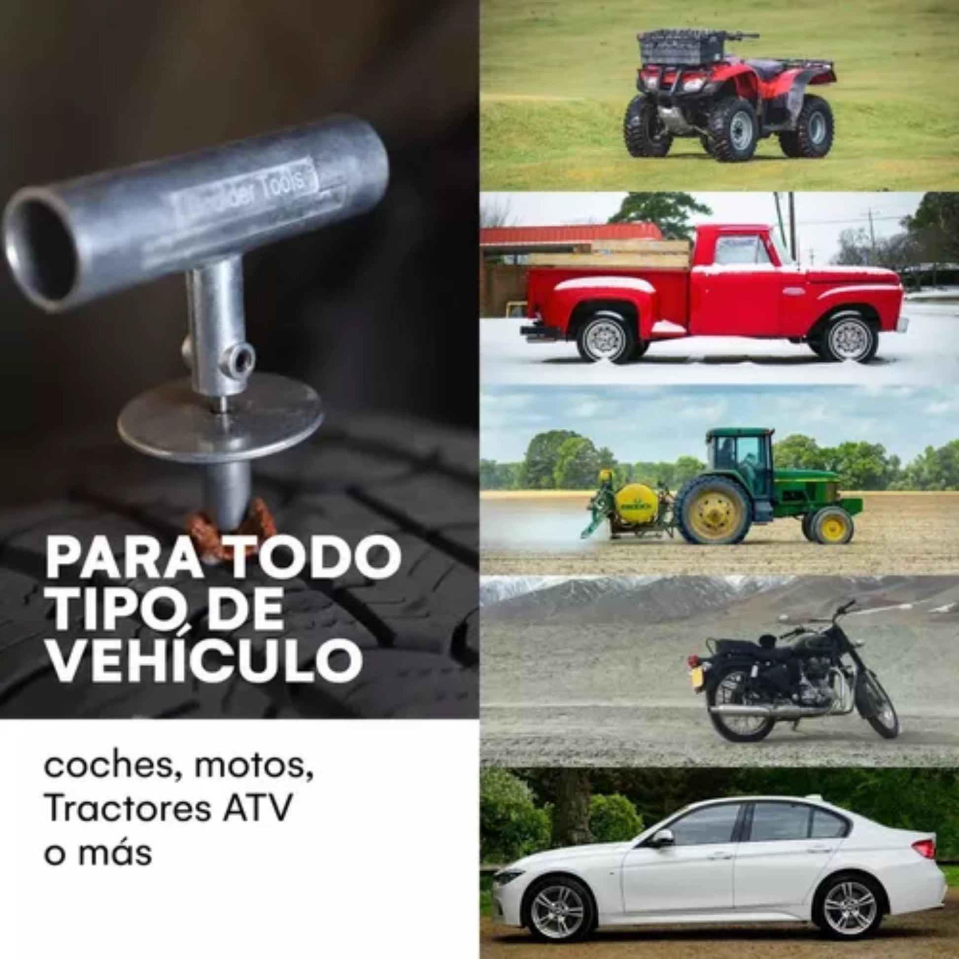 Kit Herramientas Reparación Mantenimiento Llantas 56 Piezas - Herramientas - Roadmaster | HS - HMKRL56PCZ