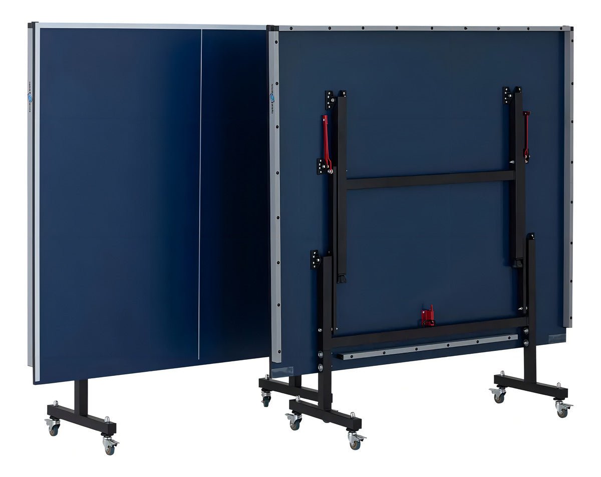 Mesa De Ping Pong Profesional Sportfitness 16mm Color Azul Claro Plegable Con Ruedas Ideal Gimnasio Hogar Competencia Entrenamiento Fácil Transporte Estable Resistente - mesa ping pong - home sale | HS-PPMPAZ