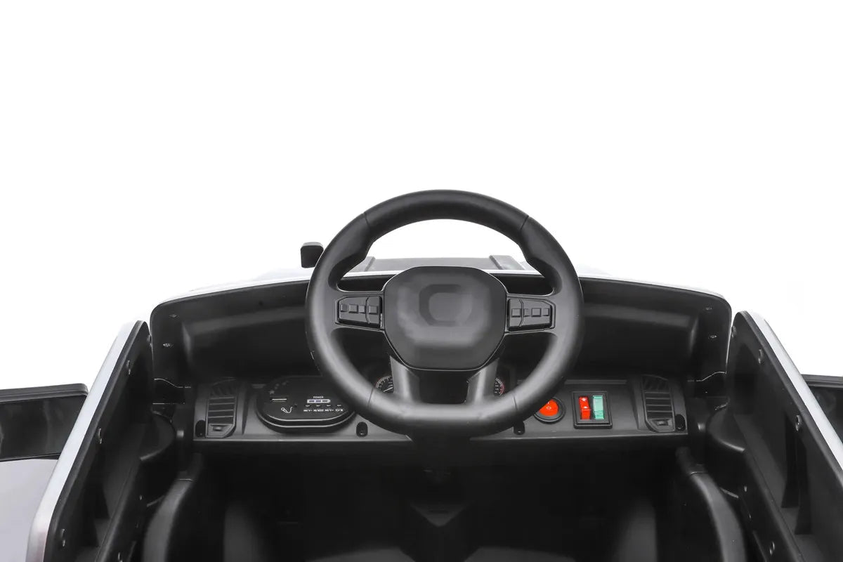 Montable Eléctrico Infantil Camioneta Policía 4x4 con Luces, Bluetooth y Control Parental - Montable - Homesaleco | HS-VEMCAMPOCN