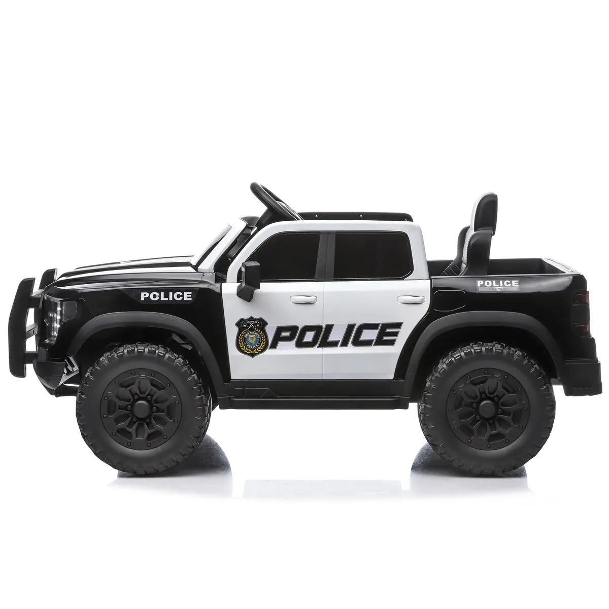Montable Eléctrico Infantil Camioneta Policía 4x4 con Luces, Bluetooth y Control Parental - Montable - Homesaleco | HS-VEMCAMPOCN