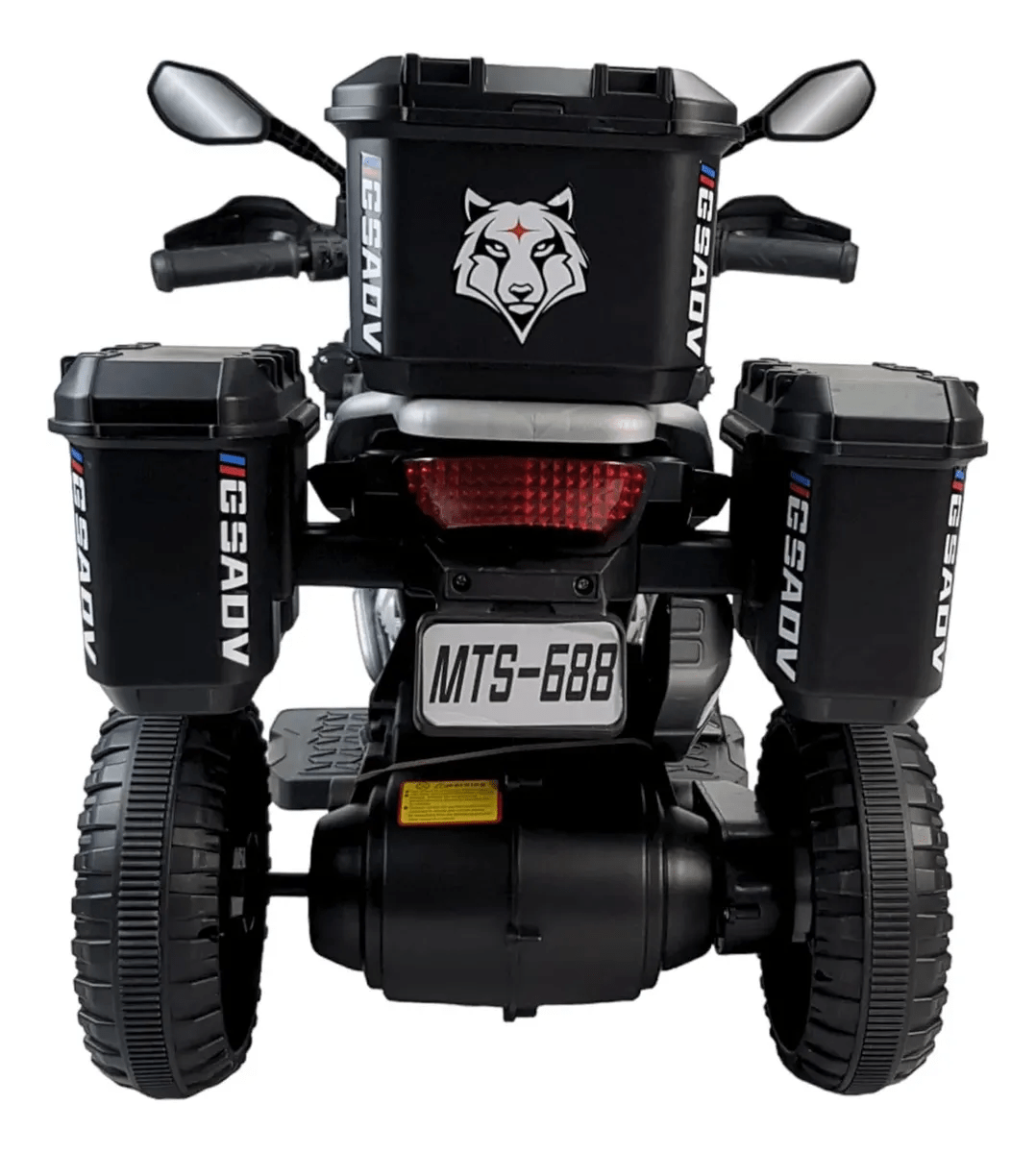 Moto Eléctrica Infantil Adventure 6V – Triciclo Montable con Baúl, Luces LED y Bluetooth (2 a 5 años) - Montable - Roadmaster | HS-VEMGS6VRD