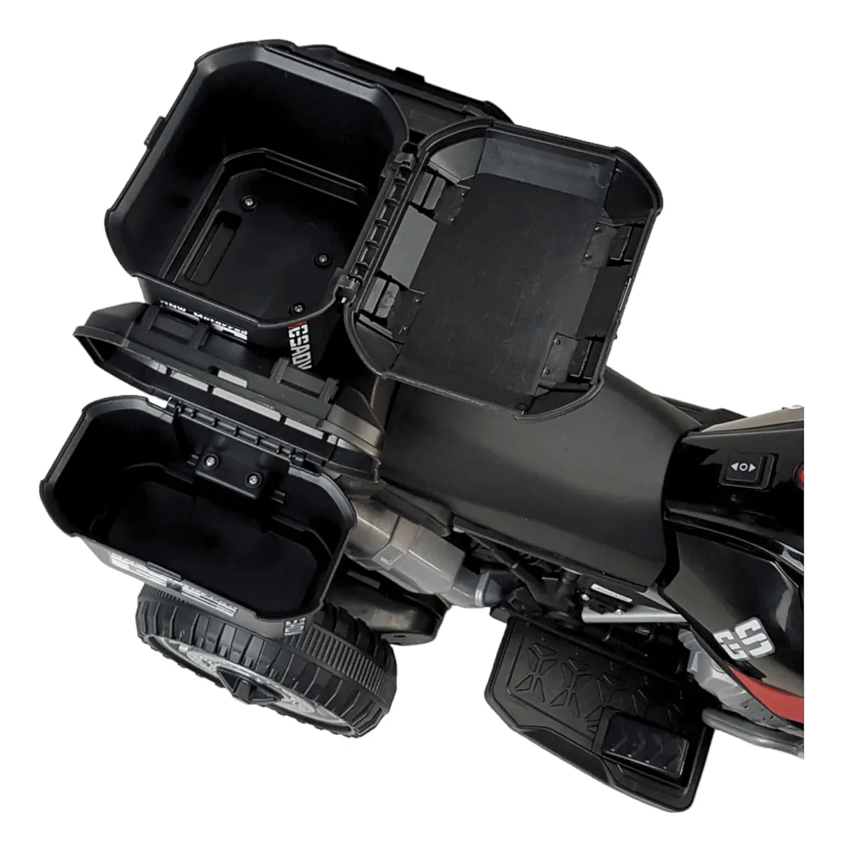 Moto Eléctrica Infantil Adventure 6V – Triciclo Montable con Baúl, Luces LED y Bluetooth (2 a 5 años) - Montable - Roadmaster | HS-VEMGS6VRD