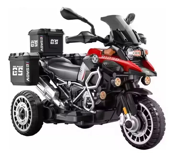 Moto Eléctrica Infantil Adventure 6V – Triciclo Montable con Baúl, Luces LED y Bluetooth (2 a 5 años) - Montable - Roadmaster | HS-VEMGS6VRD