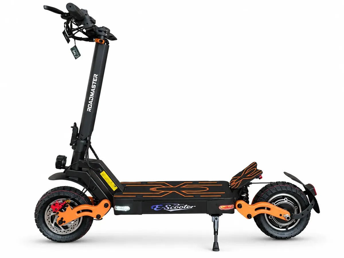 Patineta Scooter Electrica Marca: Roadmaster Modelo: Spider 750Watts Con Doble Suspension y F. Disco - Patinetas Eléctricas - Roadmaster | HS-SCRMSP