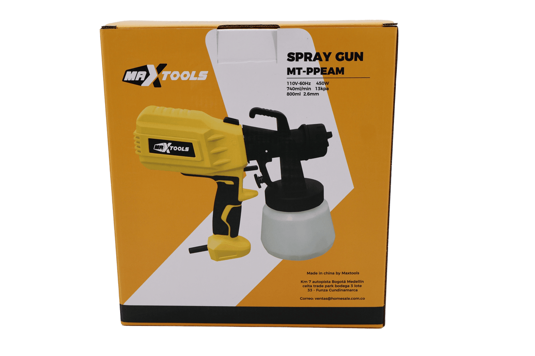 Pistola Para Pintar 800ml 450w Profesional 110v Agua/aceite - Herramientas - Max Tools | MT - PPEAM