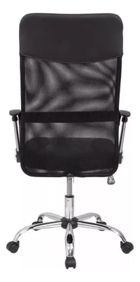 Silla De Oficina Ejecutiva Ergonómica Malla Negra Rotación 360° Altura Ajustable Base Estrella - moviliario - home sale | HS - SIOFNY02BK