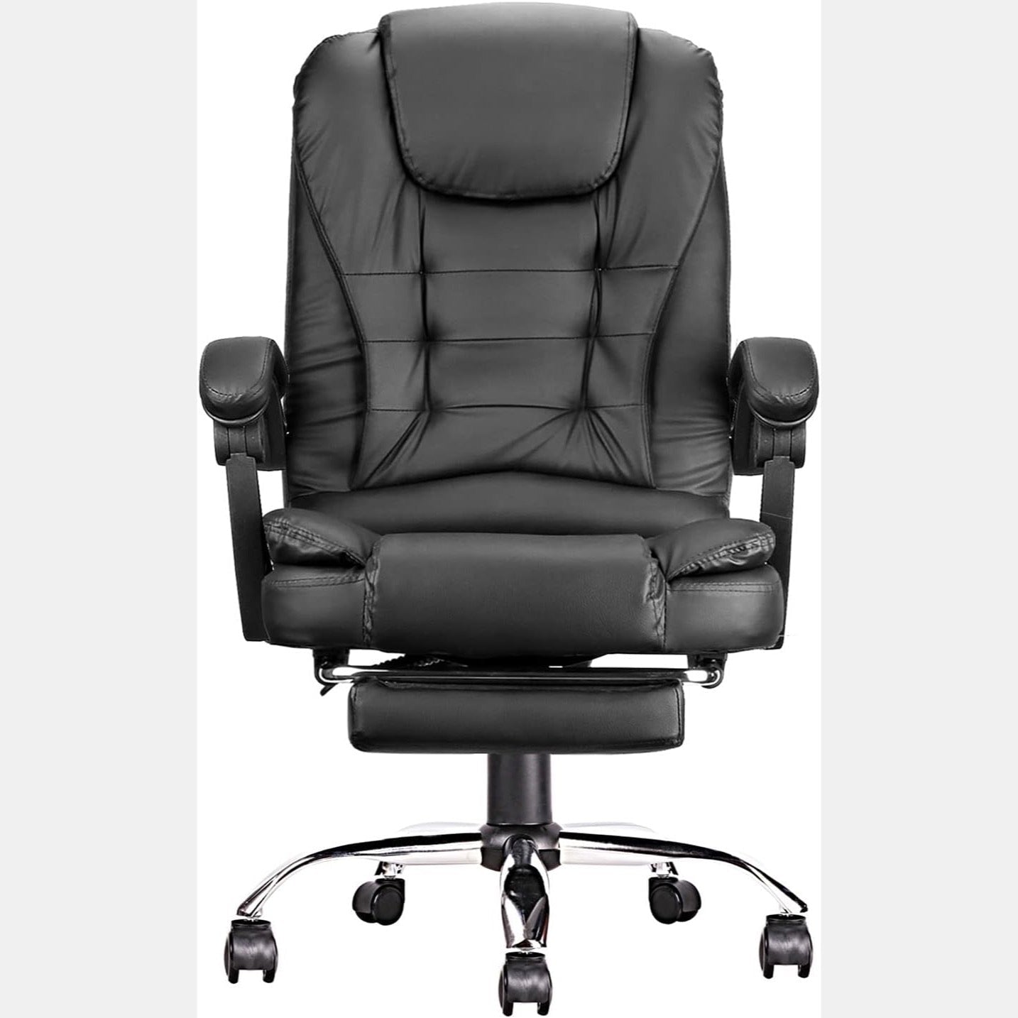 Silla De Oficina Gerencial Ecocuero Ergonomica Ajuste de Altura Con Posapie - moviliario - Homesale | HS-SIOFCUBK