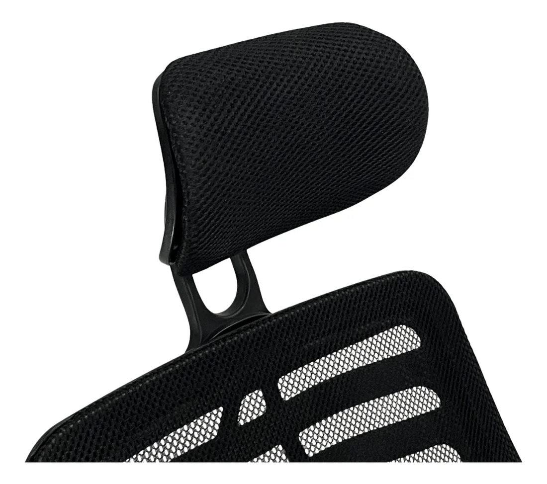 Silla de oficina Gerencial Ejecutiva Ergonomica en Malla Regulable - moviliario - Homesale | HS - SIOFNY01BK