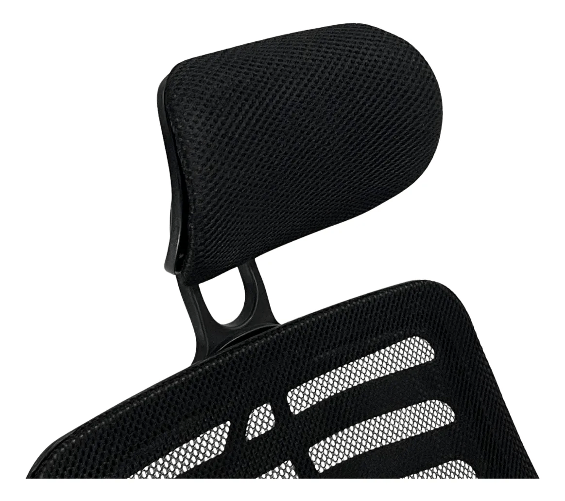 Silla de oficina Gerencial Ejecutiva Ergonomica en Malla Regulable - moviliario - Homesale | HS - SIOFNY01BK