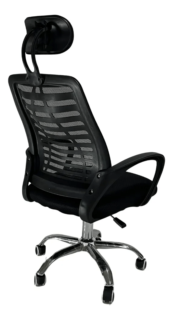 Silla de oficina Gerencial Ejecutiva Ergonomica en Malla Regulable - moviliario - Homesale | HS - SIOFNY01BK