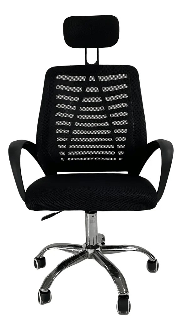 Silla de oficina Gerencial Ejecutiva Ergonomica en Malla Regulable - moviliario - Homesale | HS - SIOFNY01BK