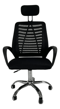 Silla de oficina Gerencial Ejecutiva Ergonomica en Malla Regulable - moviliario - Homesale | HS - SIOFNY01BK