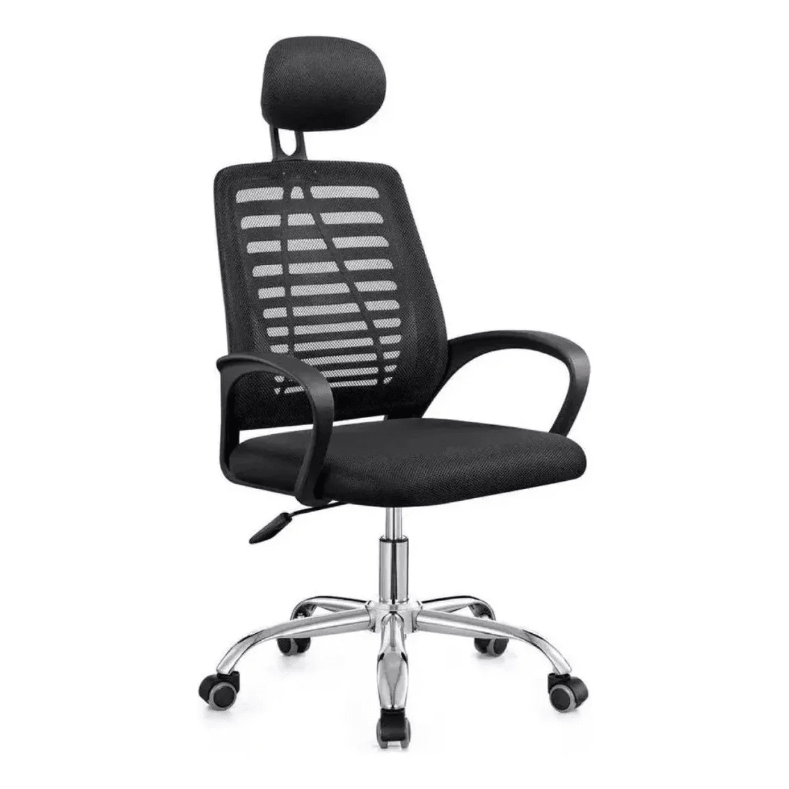 Silla de oficina Gerencial Ejecutiva Ergonomica en Malla Regulable - moviliario - Homesale | HS-SIOFNY01BK