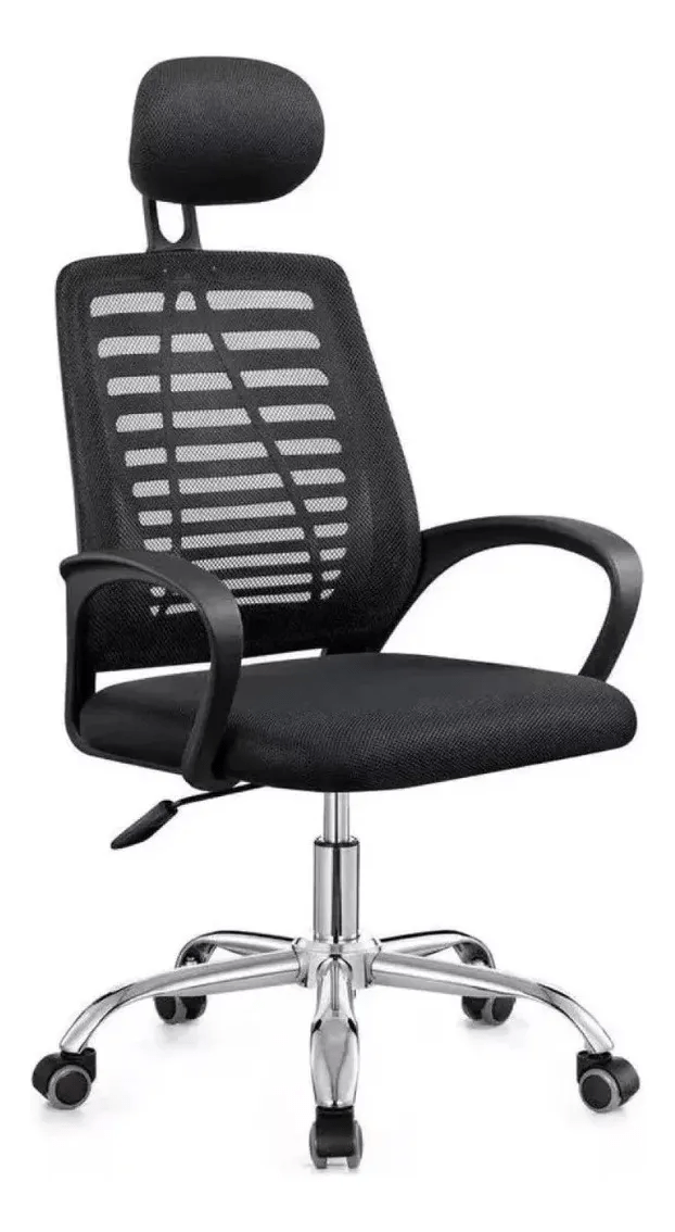 Silla de oficina Gerencial Ejecutiva Ergonomica en Malla Regulable - moviliario - Homesale | HS - SIOFNY01BK