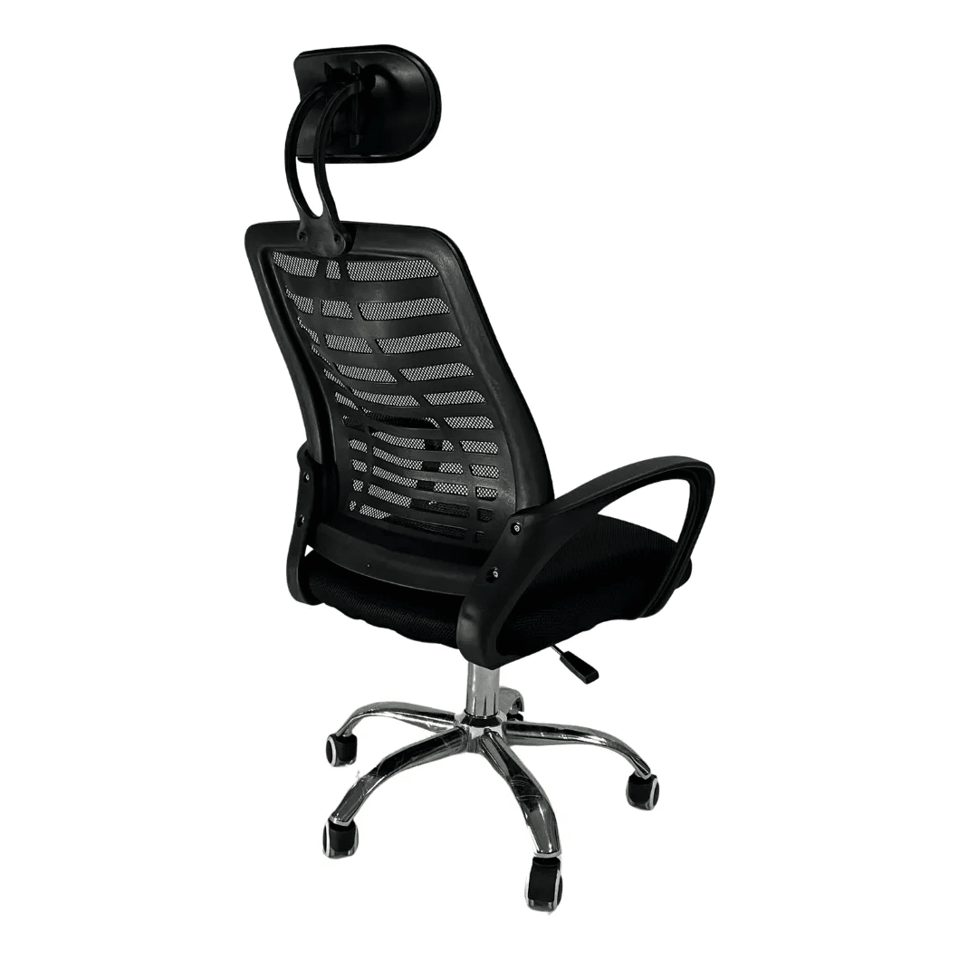 Silla de oficina Gerencial Ejecutiva Ergonomica en Malla Regulable - moviliario - Homesale | HS-SIOFNY01BK