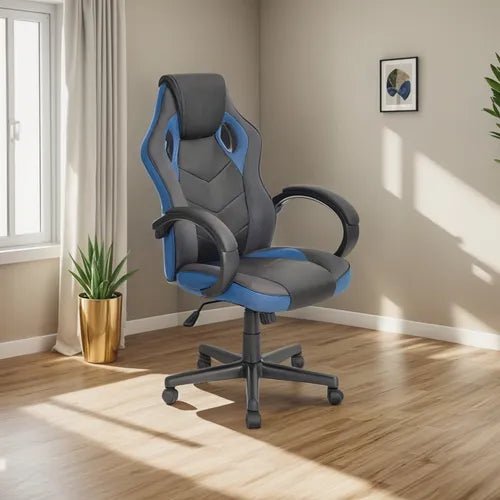 Silla Gamer Ergonomica Reclinable MultiColor cuero sintético - moviliario - Homesale | HS - SIOFGMCUBB