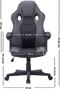 Silla Gamer Ergonomica Reclinable MultiColor cuero sintético - moviliario - Homesale | HS - SIOFGMCUBG