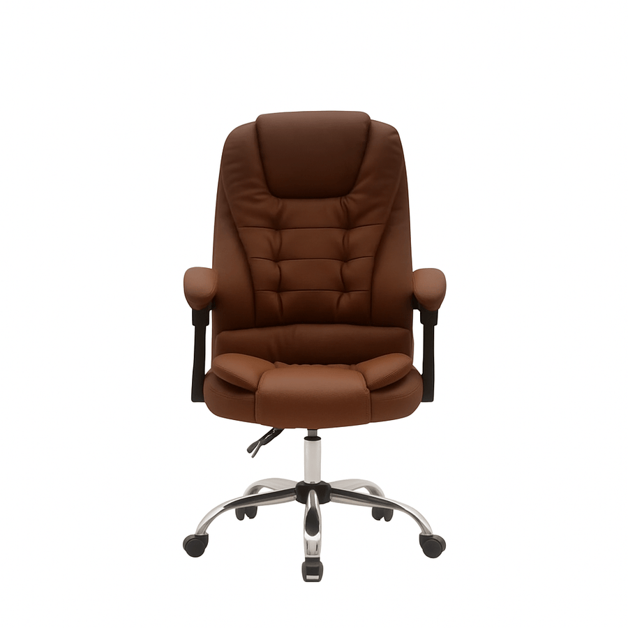 Silla Para Oficina sillón Gerencial Ecocuero Reclinable Altura Regulable