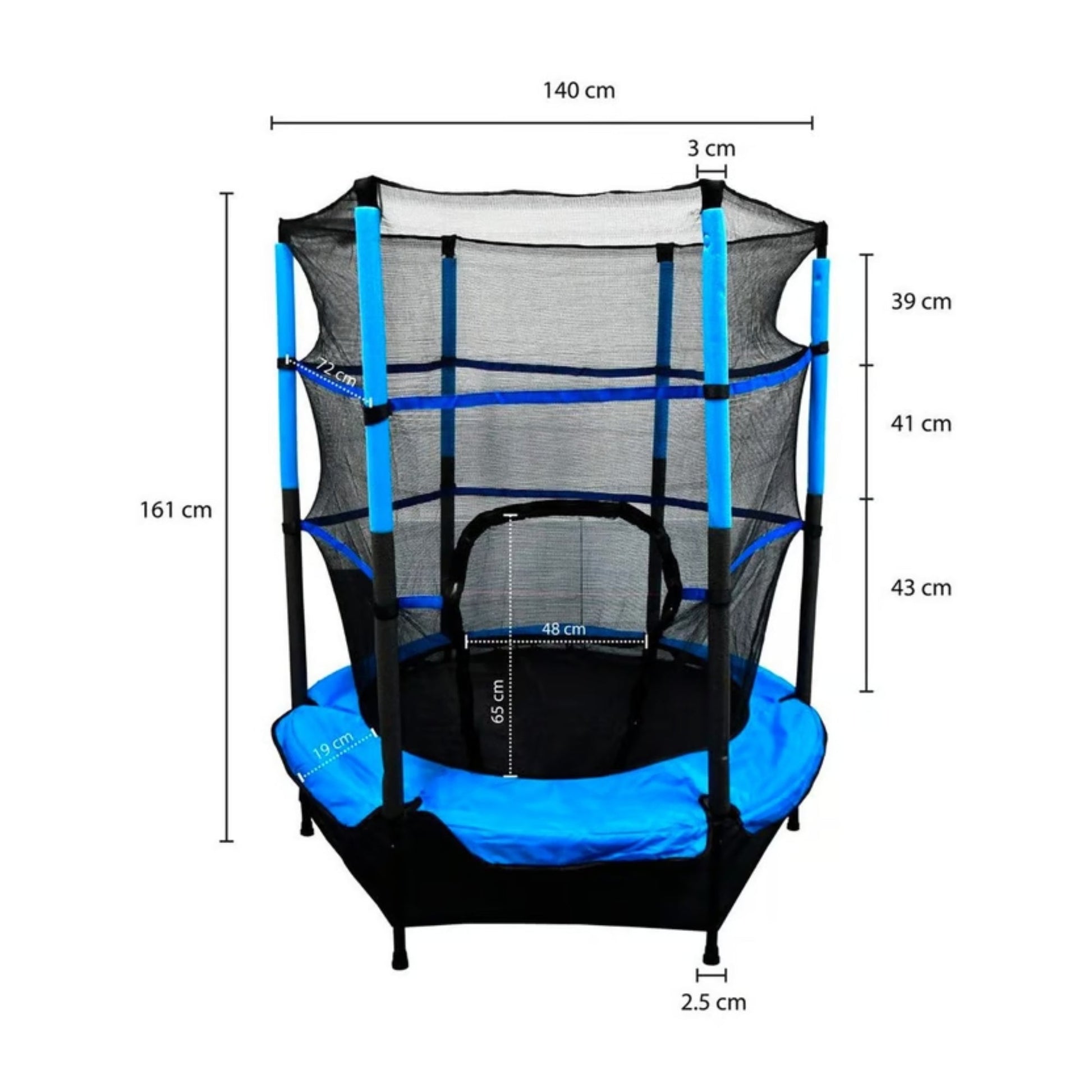 Trampolin Brincolin Saltarin Niños 140 Cmancho 50kg Max - Fitness - Homesale | HS - TRAZ