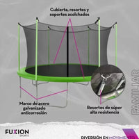 Trampolín Saltarin Para Niños, 10 Pies 3.04m Diámetro Seguro - Fitness - Homesale | HS - TRVD3.04