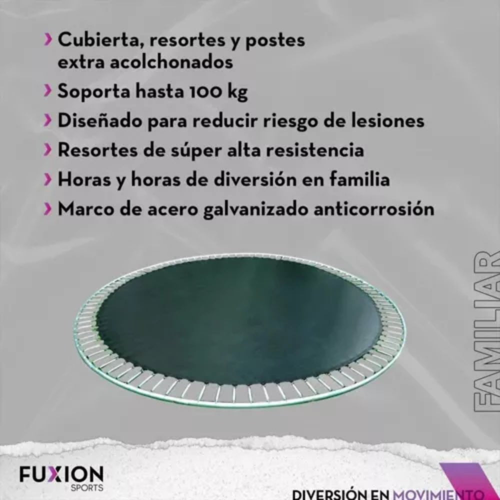 Trampolín Saltarin Para Niños, 10 Pies 3.04m Diámetro Seguro - Fitness - Homesale | HS - TRVD3.04