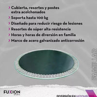 Trampolín Saltarin Para Niños, 10 Pies 3.04m Diámetro Seguro - Fitness - Homesale | HS - TRVD3.04