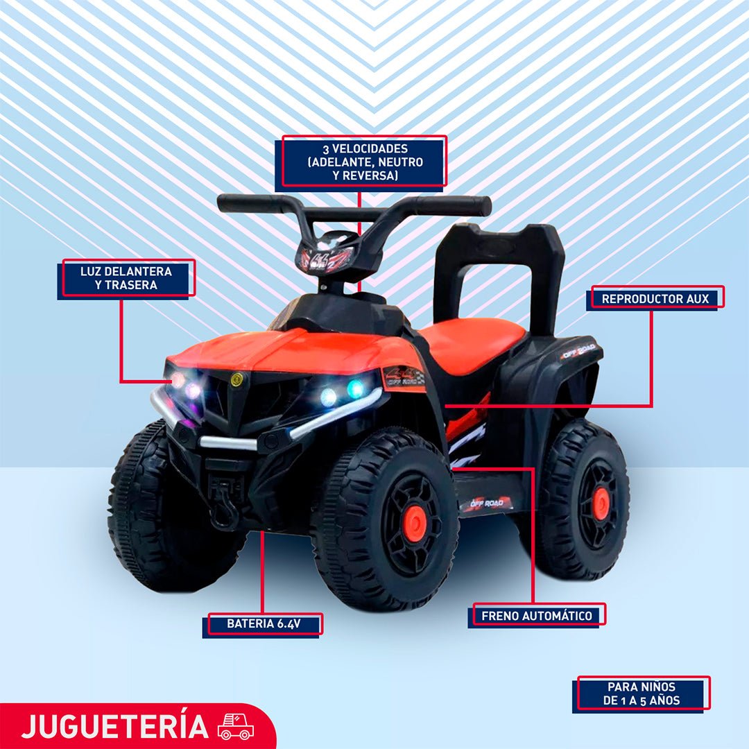 Cuatrimoto Eléctrica - Juguetería - Homesale | HS-VECMBR