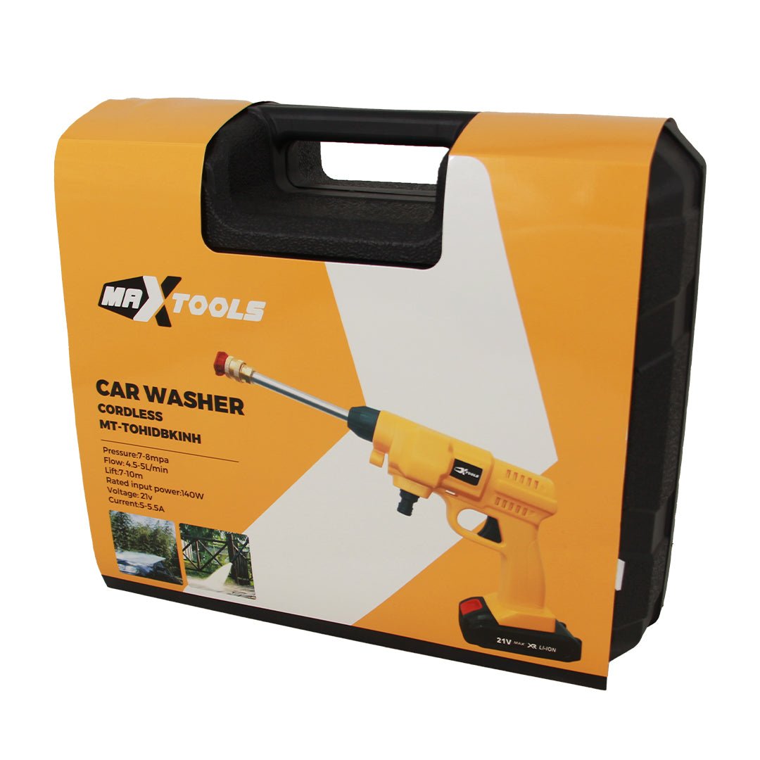 Hidrolavadora Inalámbrica Portátil 140w 1160psi - Herramientas - Max Tools | MT-TOHIDBKINH