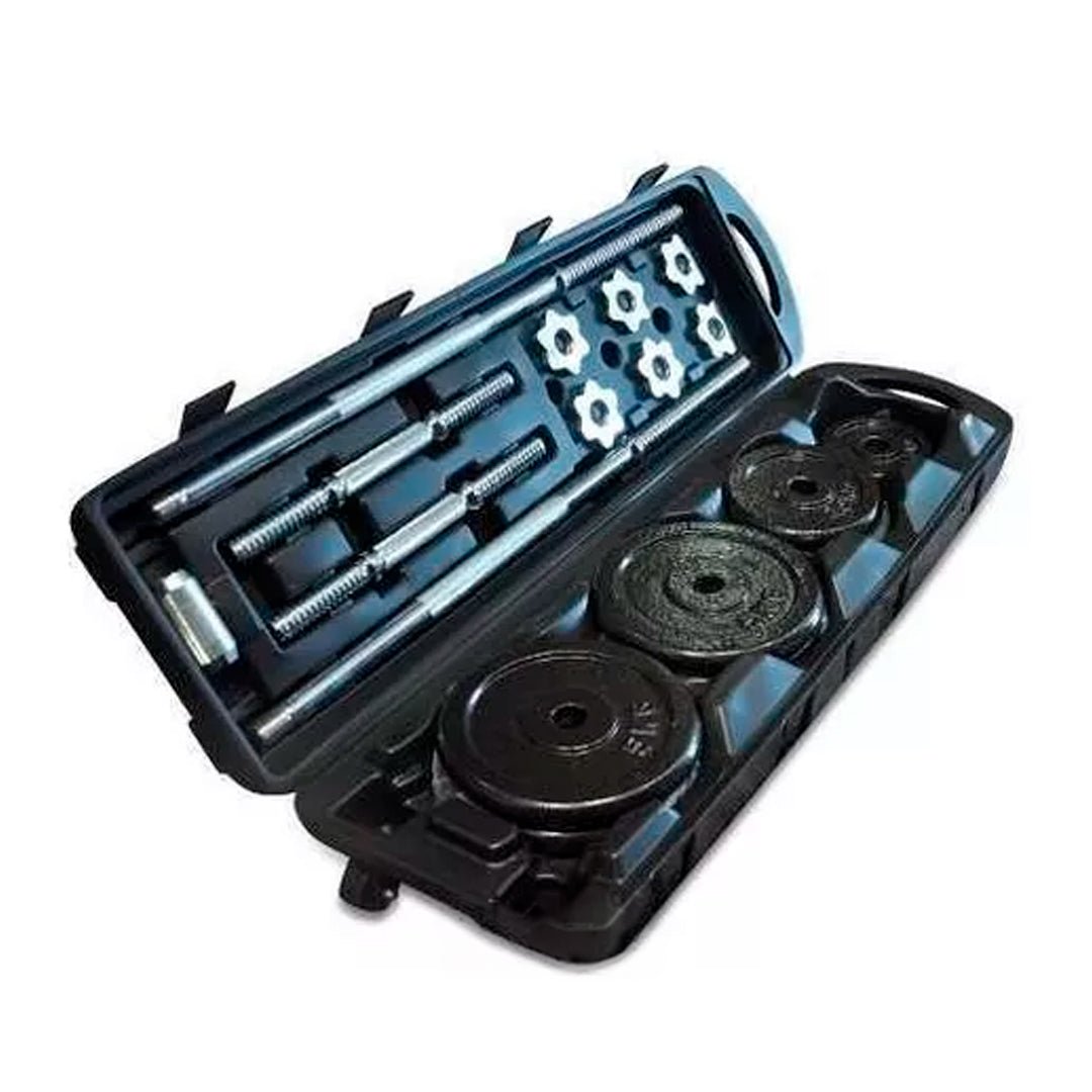 Kit de Pesas 50 KG - Fitness - Homesale | HS-PEK50BK