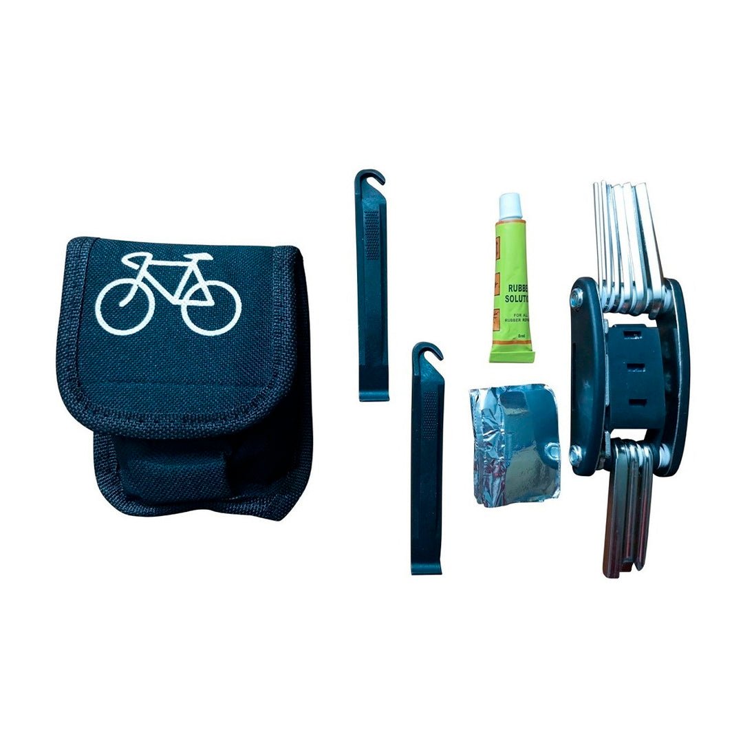 Maletín Portaherramientas 18 Piezas - Accesorios Bicicleta - Roadmaster | HS-MBMPBK