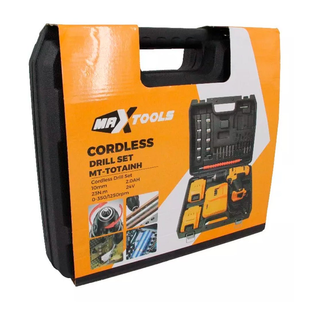 Taladro Atornillador Inalámbrico 10mm 12v 27 Pcs - Herramientas - Max Tools | MT-TOTAINH