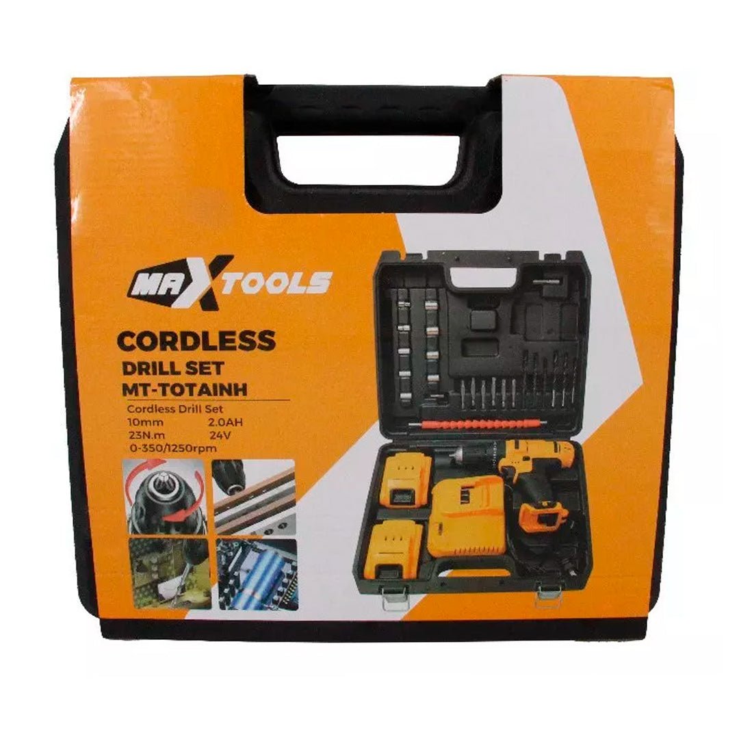 Taladro Atornillador Inalámbrico 10mm 12v 27 Pcs - Herramientas - Max Tools | MT-TOTAINH