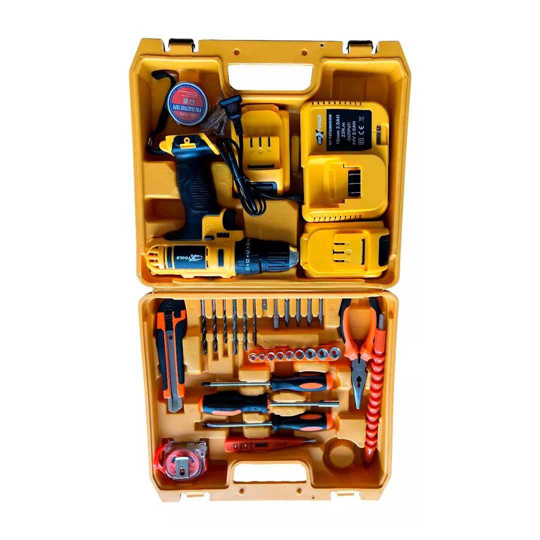 Taladro Atornillador Inalámbrico 10mm 12v 34 Pcs - Herramientas - Max Tools | MT-TOTAINHCOM